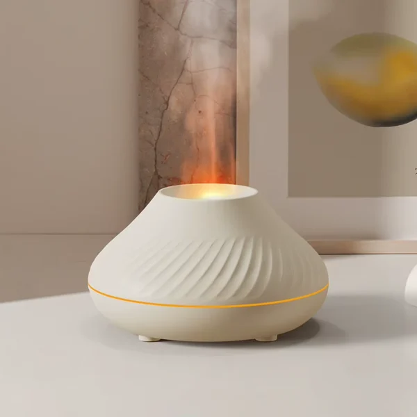 GearUP DQ705 Volcanic Flame Mini Humidifier With Color Night Light