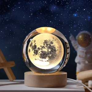 3D Crystal Bal – Moon