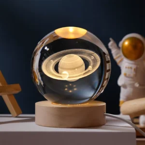 3D Crystal Ball – Saturn