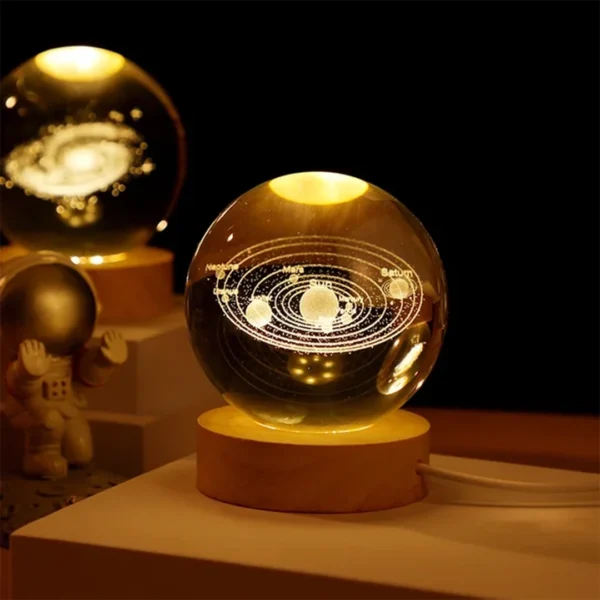 3D Crystal Ball – Solar System