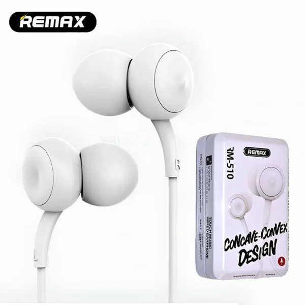 Original Remax RM-510 Earphone – White