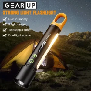 GearUP K57 PRO Rechargeable Flashlight