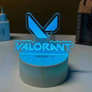 Acrylic Multicolor Night Lamp (VALORANT)