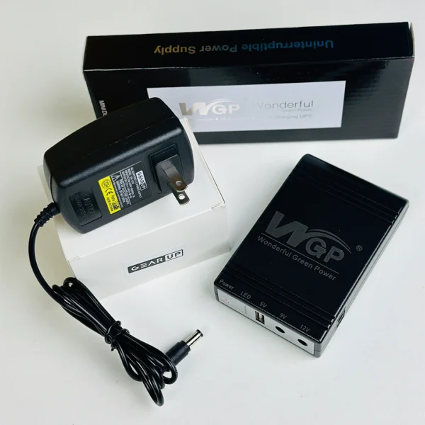 WGP mini UPS 5/9/12V (10400mAh) + GearUP 12V/3A Adapter - Image 2