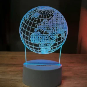 Acrylic Multicolor Night Lamp (Globe)