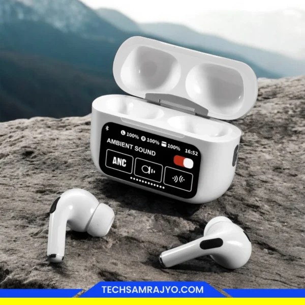 A9 Pro ANC Touch Screen Display Earbuds - Image 2