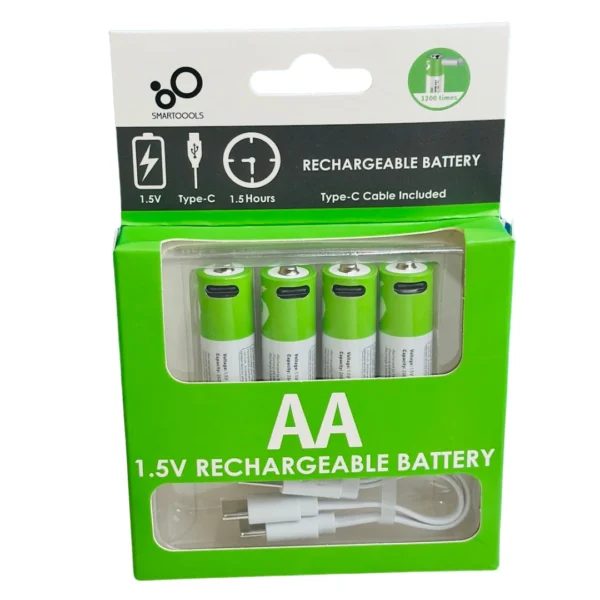 SmarToools RB40 AA 1.5V 2600mWh Rechargeable Battery (4Pcs Set)