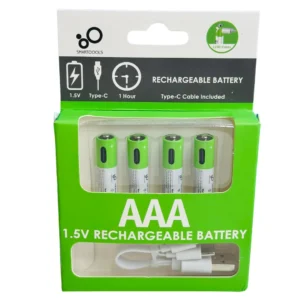 SmarToools RB40 AAA 1.5V 750 mWh Rechargeable Battery (4Pcs Set)