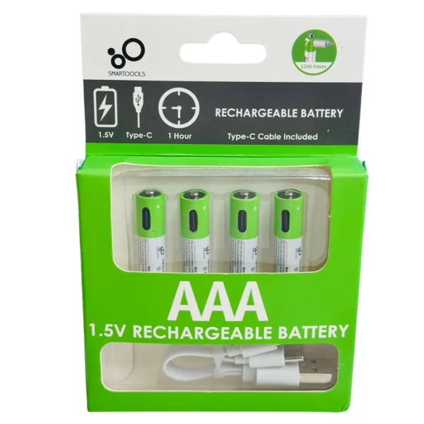 SmarToools RB40 AAA 1.5V 750 mWh Rechargeable Battery (4Pcs Set)