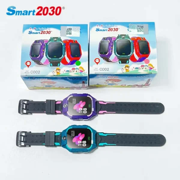 two smart watches in boxes